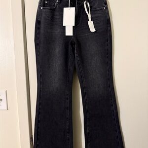 Women's Black Flared Jeans